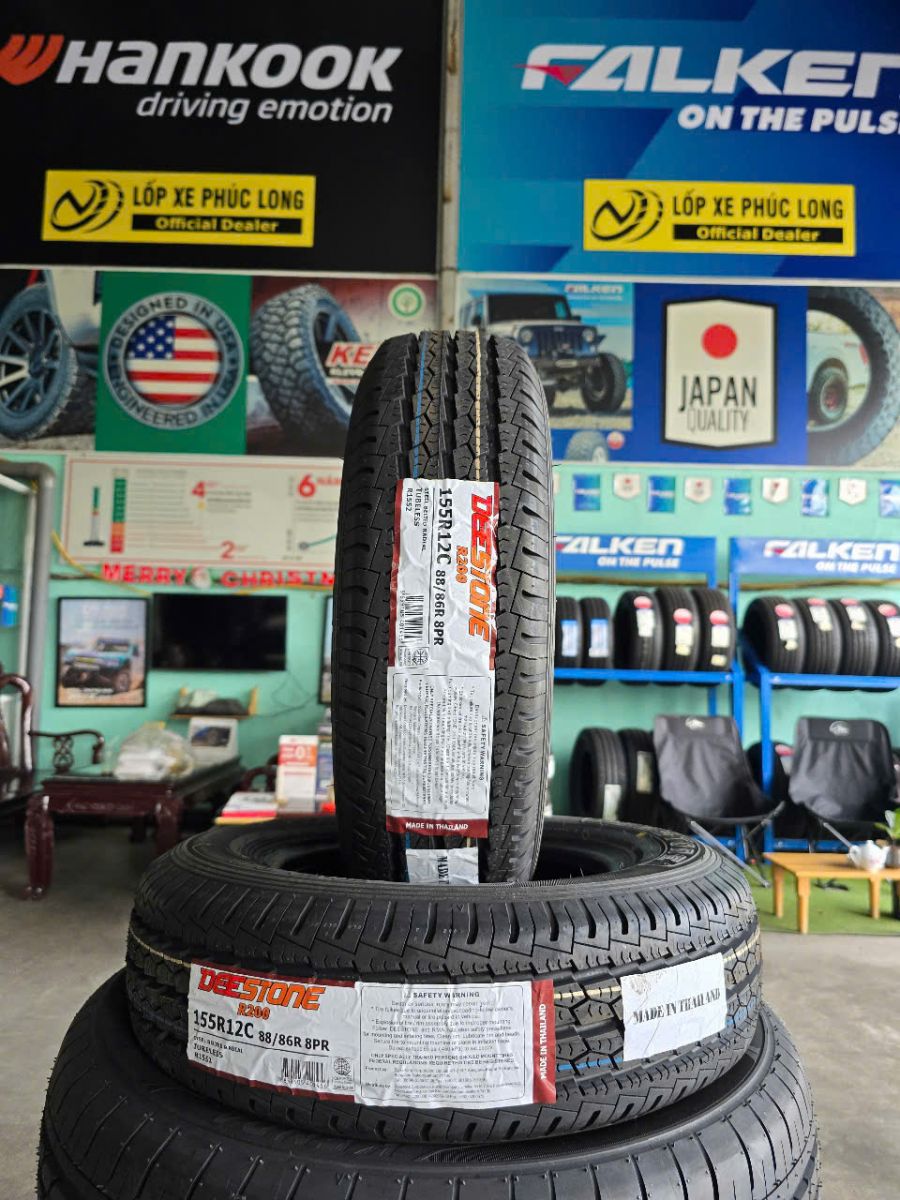 lốp xe tải nhẹ 155R12C deestone 201 thái lan