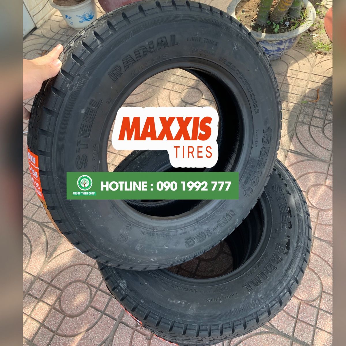 vỏ 155R13C maxxis thái lan