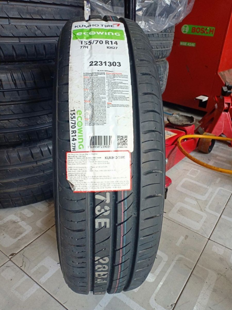 lốp 155/70R14 kumho ecowing kh27