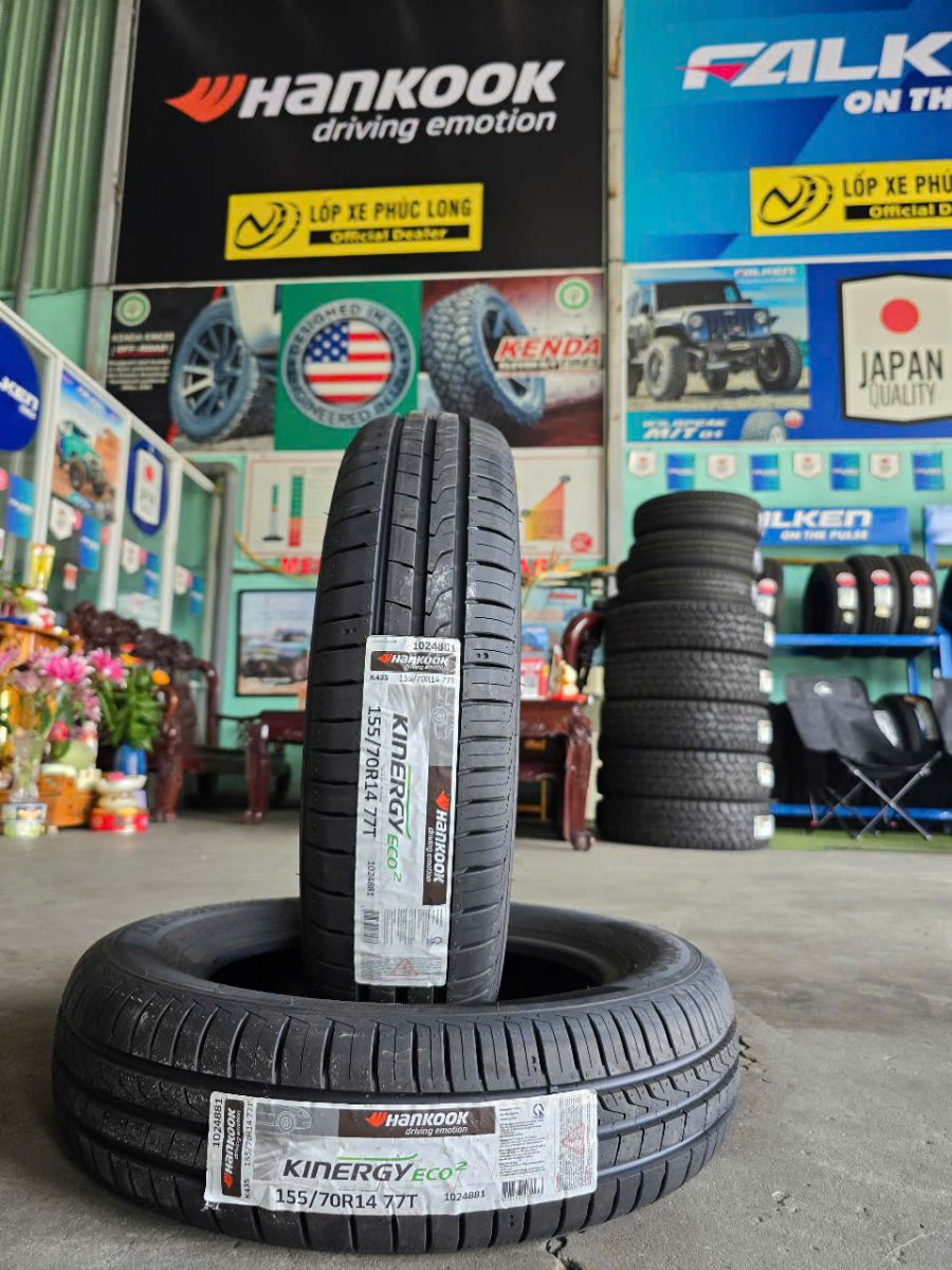 lốp ô tô 155/70R14 hankook kinergy eco2 hàn quốc