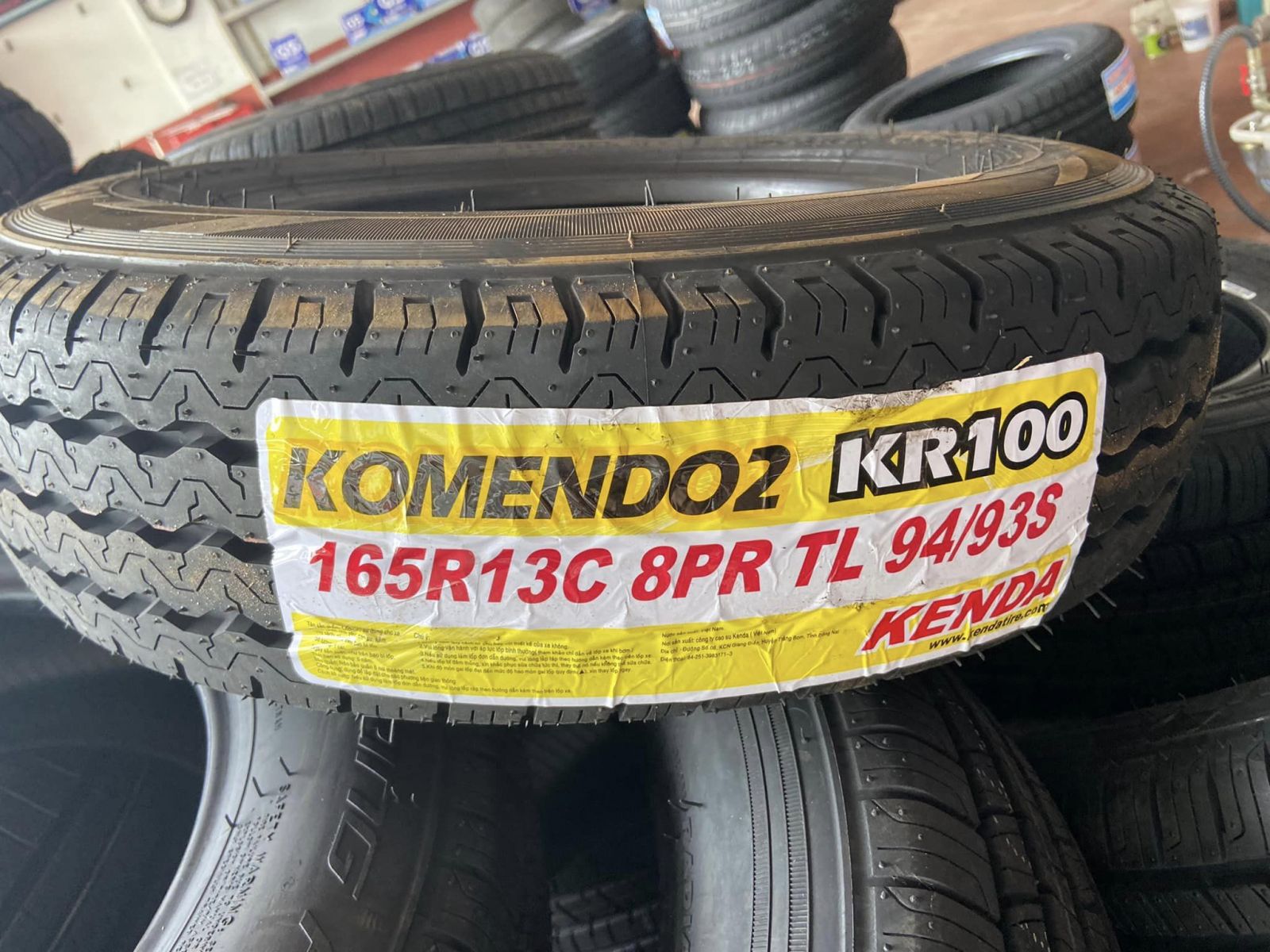 lốp 165R13C presa komedo kr100