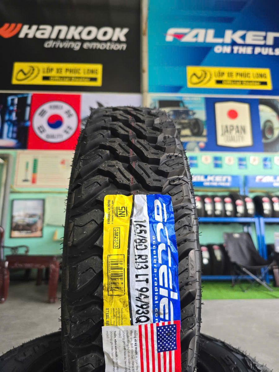 lốp 165/80R13 accelera cho suzuki carry pro