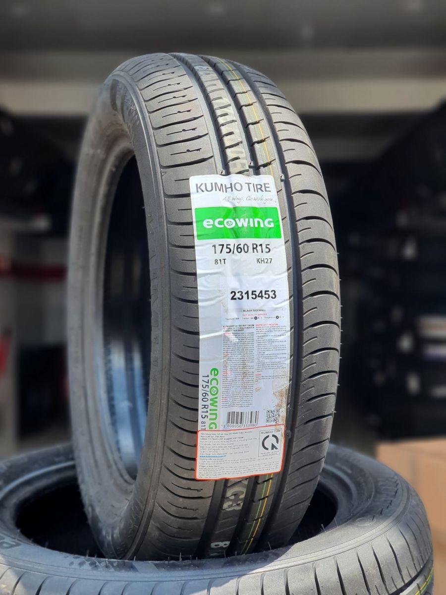 lốp 175/60R15 kumho kh27 cho xe kia morning