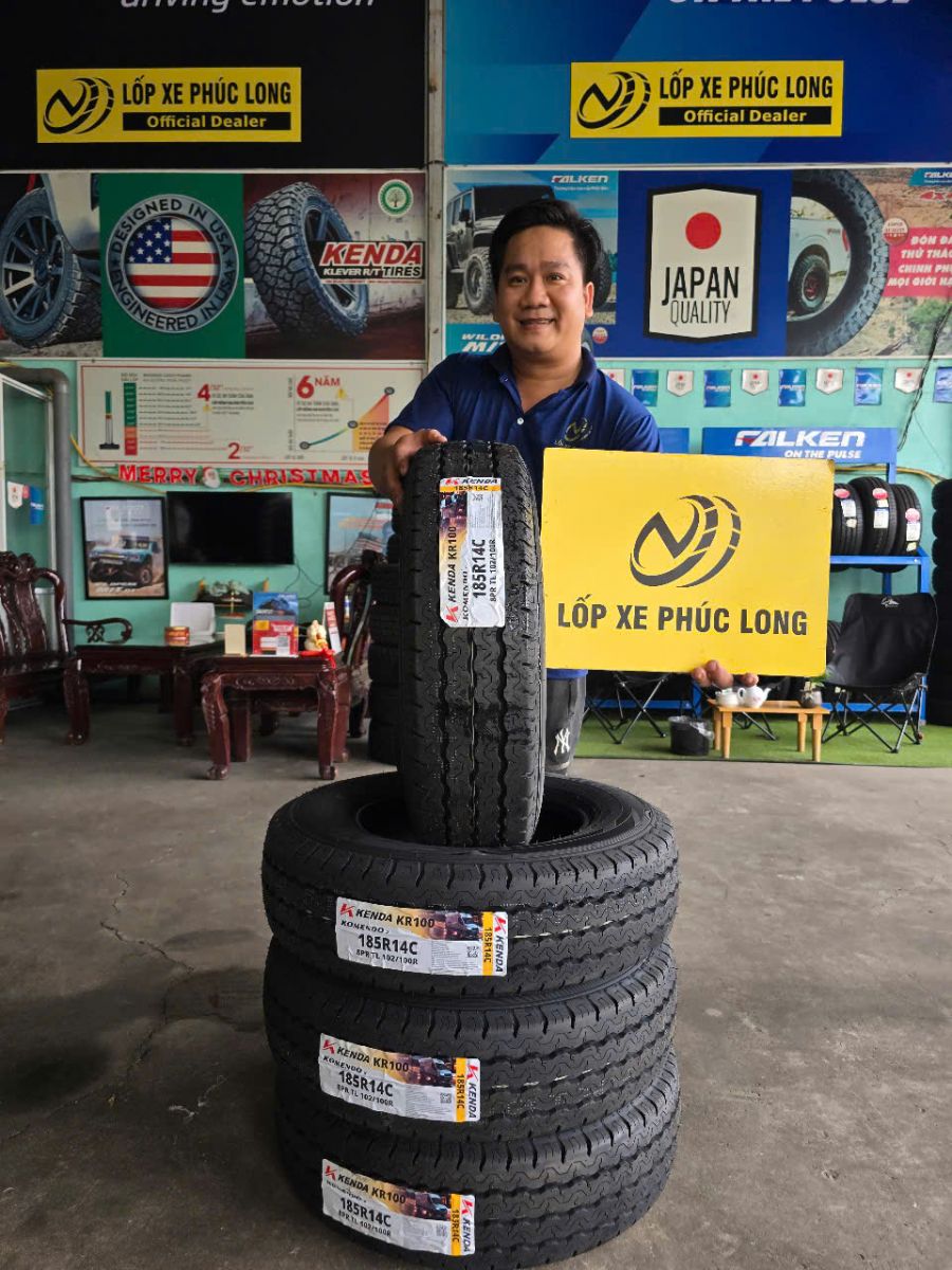 lốp ô tô 185R14C kenda komendo2 kr100