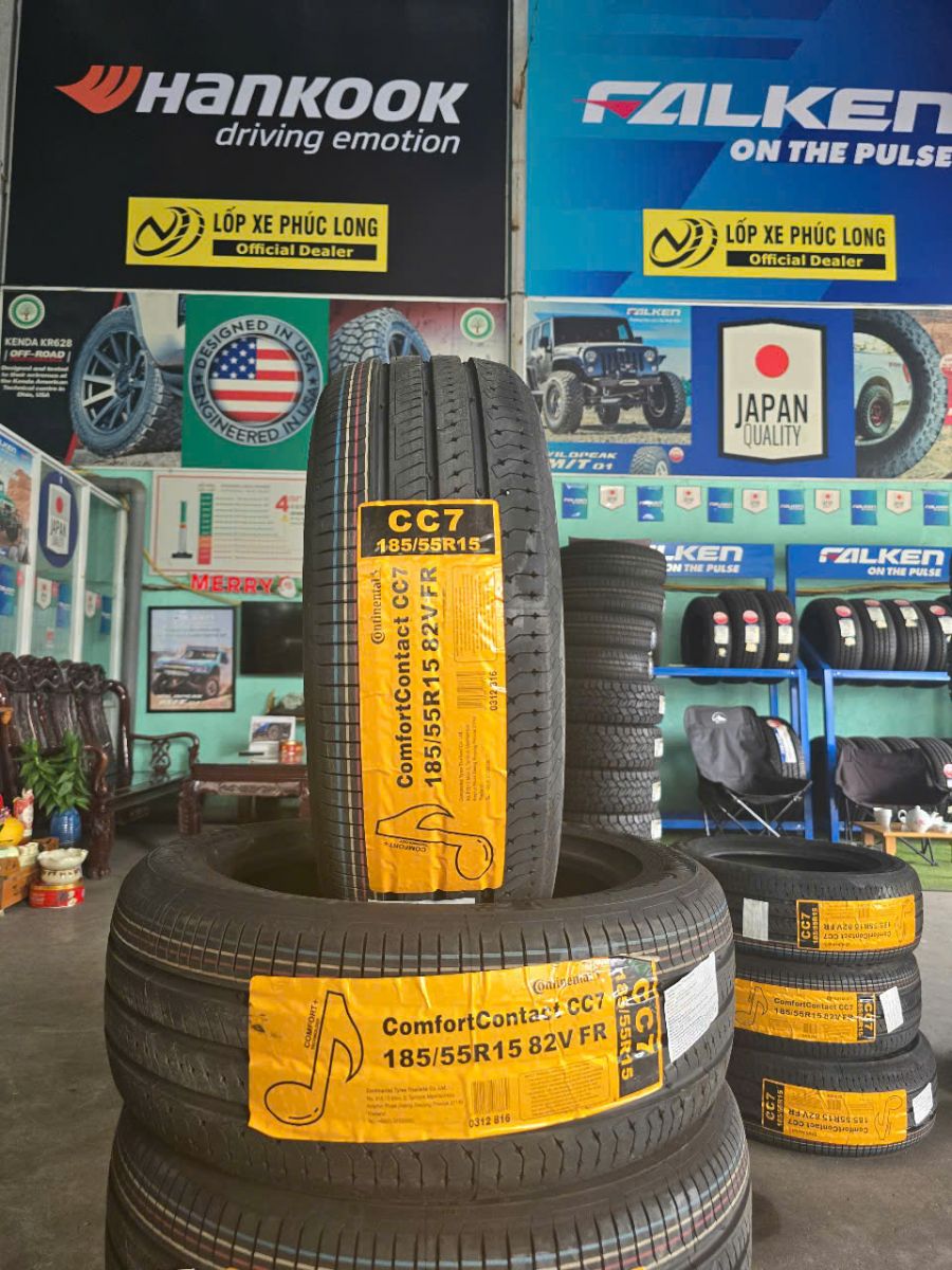 lốp ô tô 185/55R15 continental cc7 đức cho xe vinfast fadil