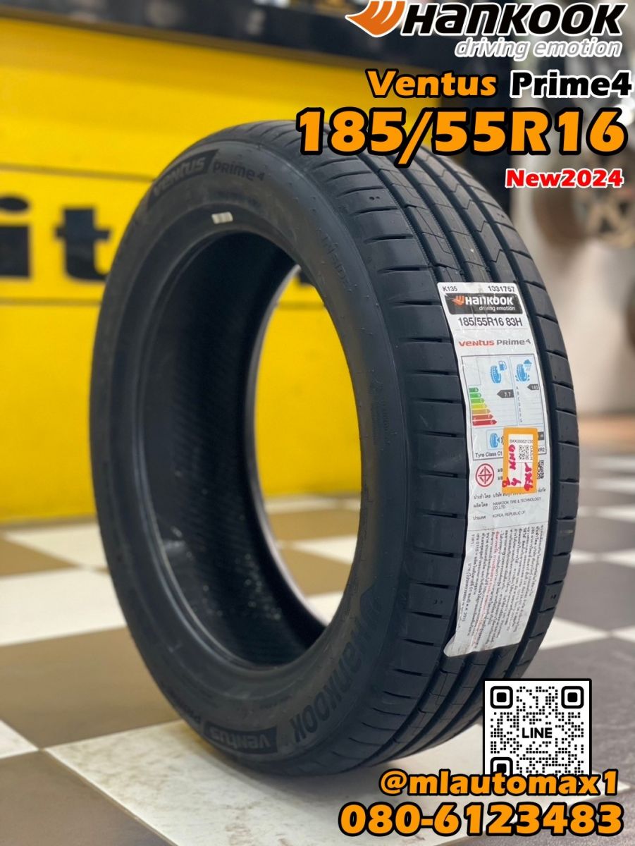 lốp ô tô 185/55R16 hankook ventus prime4