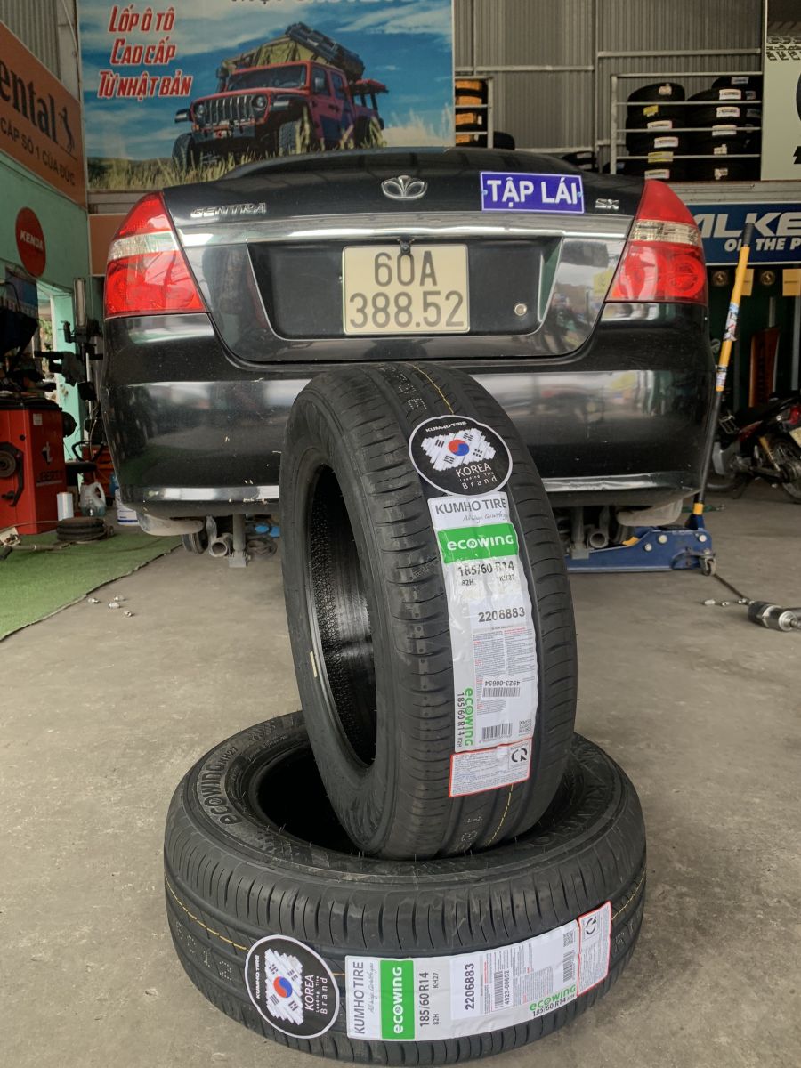 lốp ô tô 185/60R14 kumho ecowing kh27