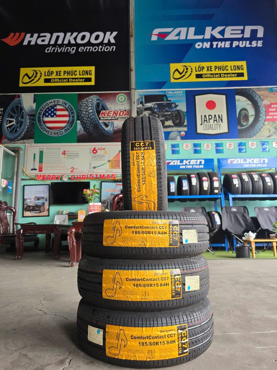 lốp 185/60R15 continental cc7 đức