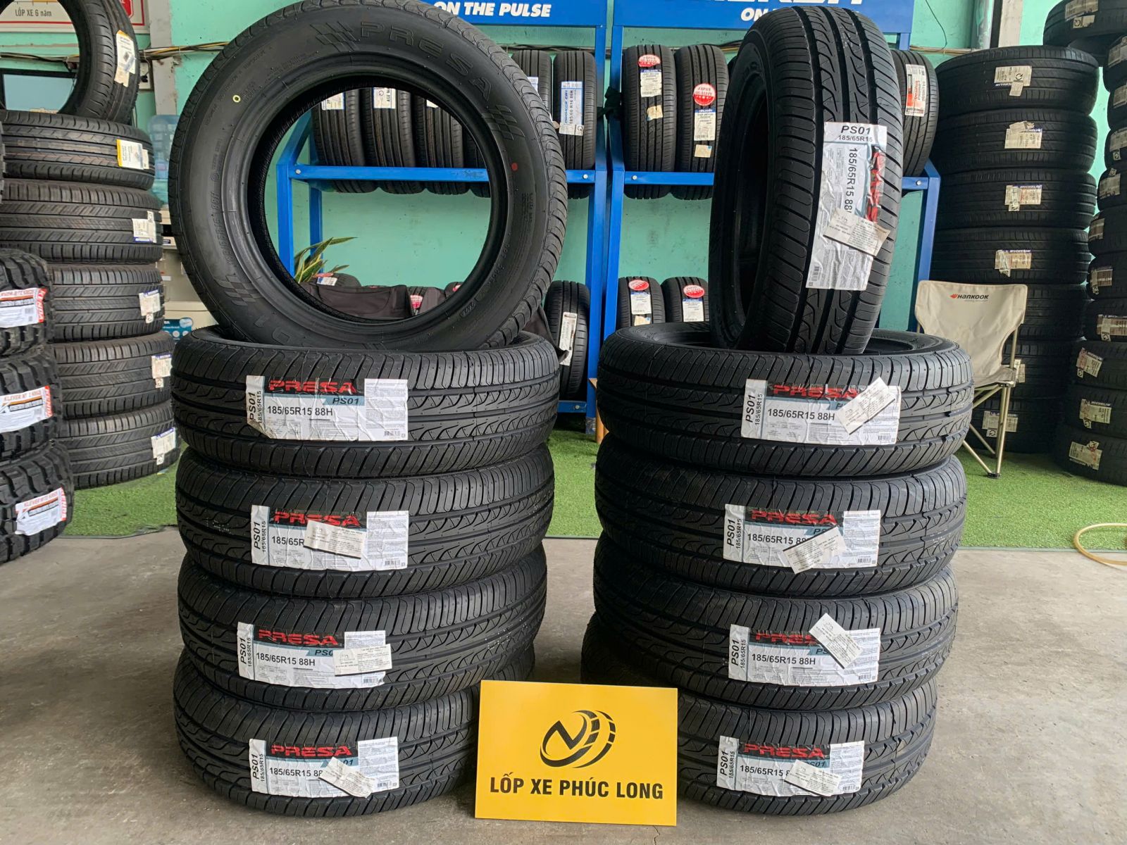 lốp ô tô 185/65R15 presa ps01 thái lan