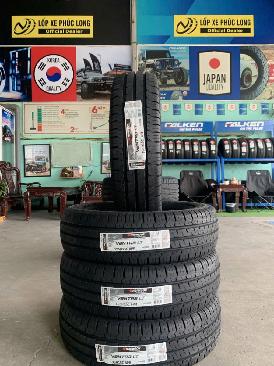 đánh giá lốp 195R15C hankook vantra ra18