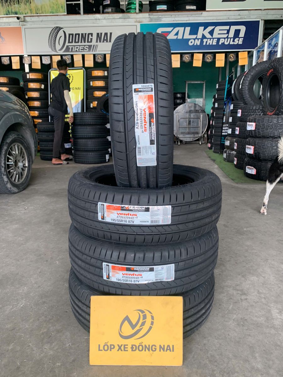 lốp ô tô 195/55R16 hankook ventus prime4 k135 hàn quốc