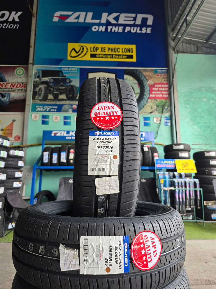 lốp ô tô 195/60R16 falken ze310 ecorun nhật bản