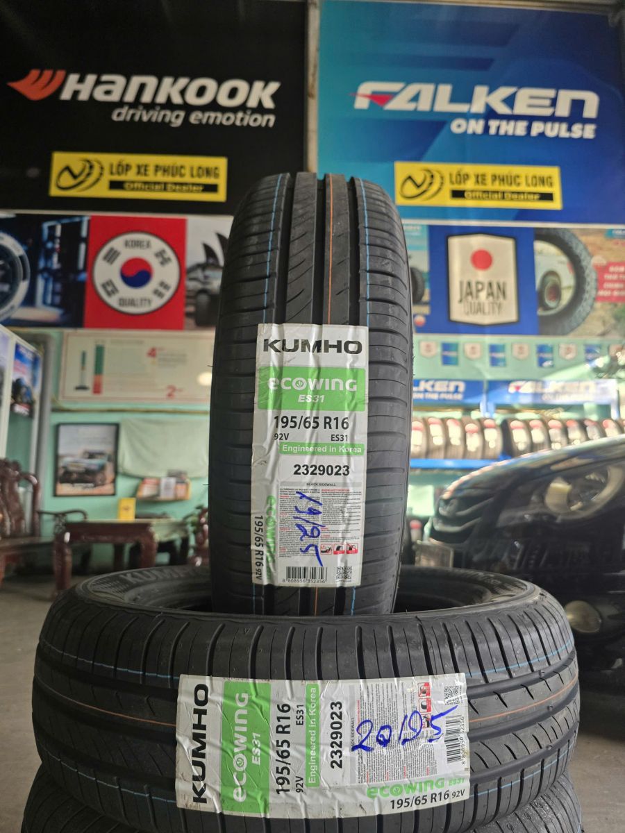 mua lốp 195/65R16 kumho ecowing es31 chính hãng giá tốt