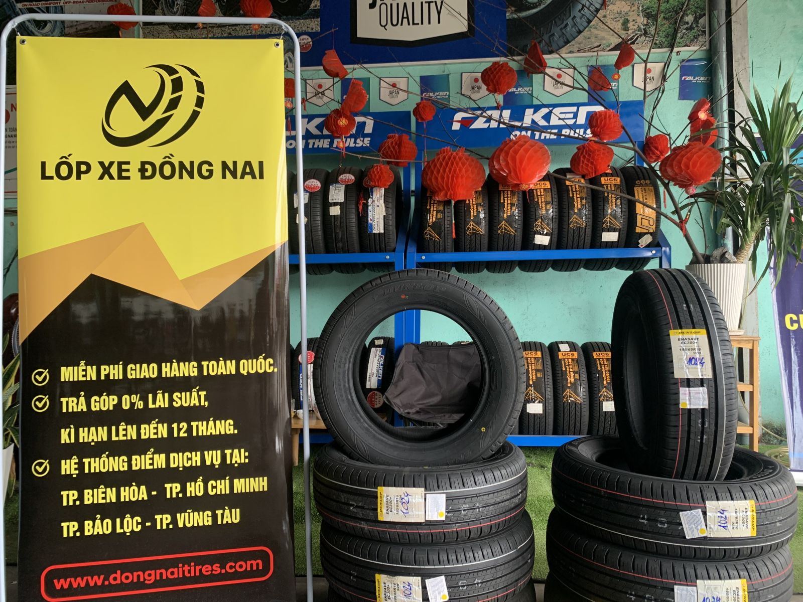 lốp ô tô 195/65R16 dunlop enasave ec350+