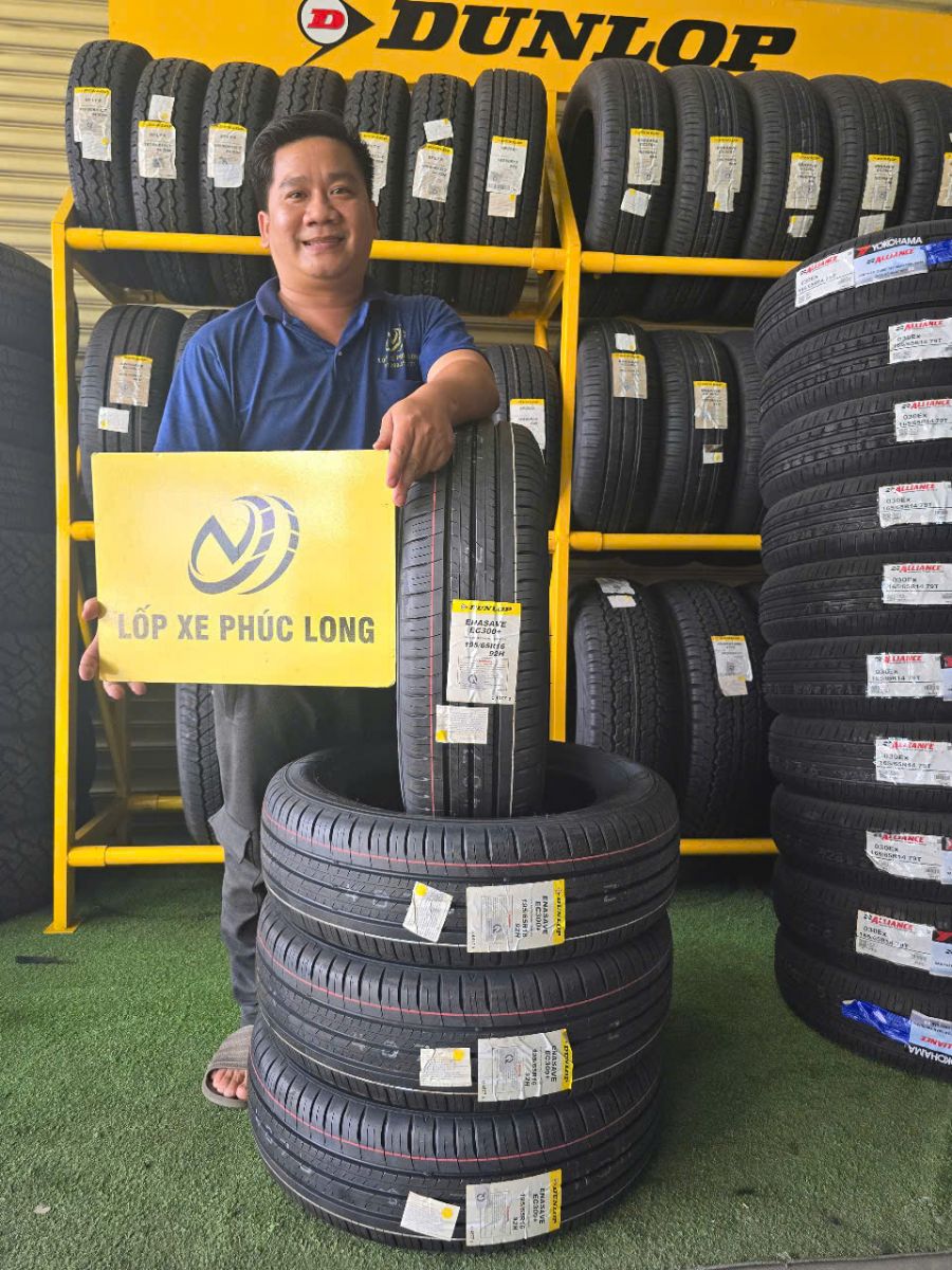 lốp ô tô 195/65R16 dunlop ec300 cho xe xpander t