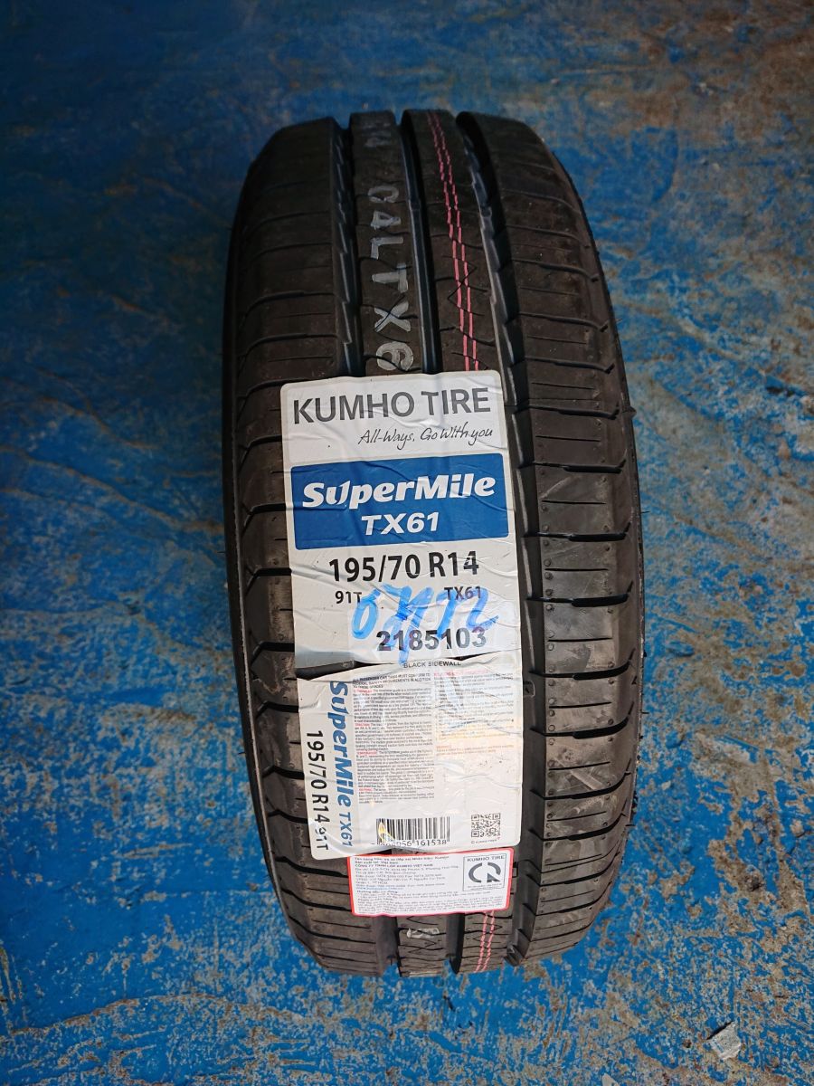 lốp xe 195/70R14 kumho supermile tx61