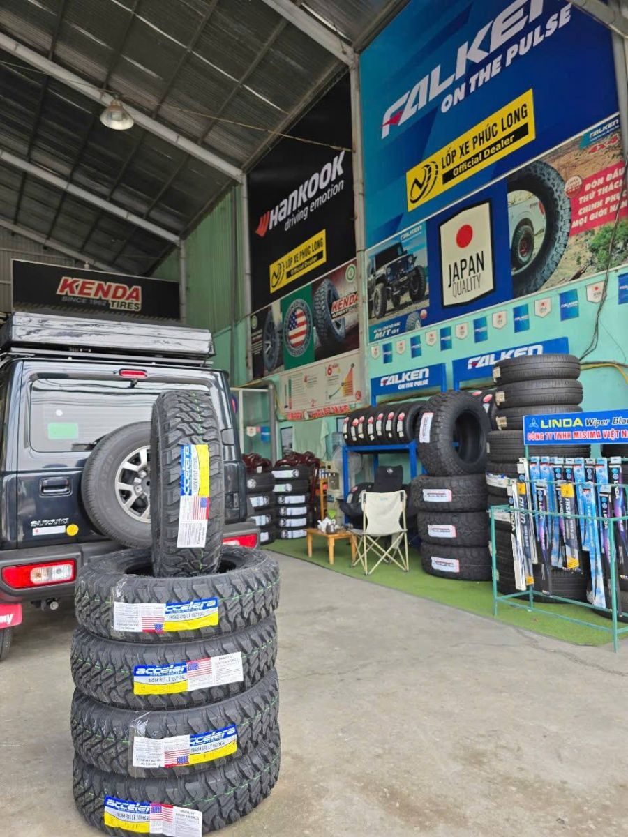 lốp địa hình 195/80R15 accelera cho suzuki jimny vitara
