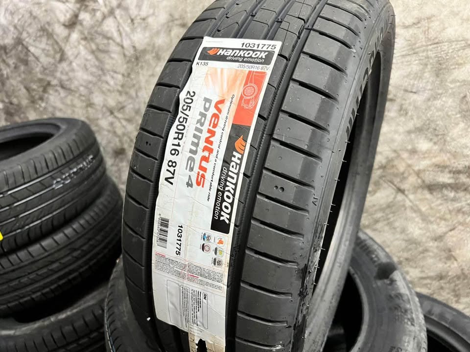 lốp ô tô 205/50R16 hankook ventus prime4 k135 hàn quốc