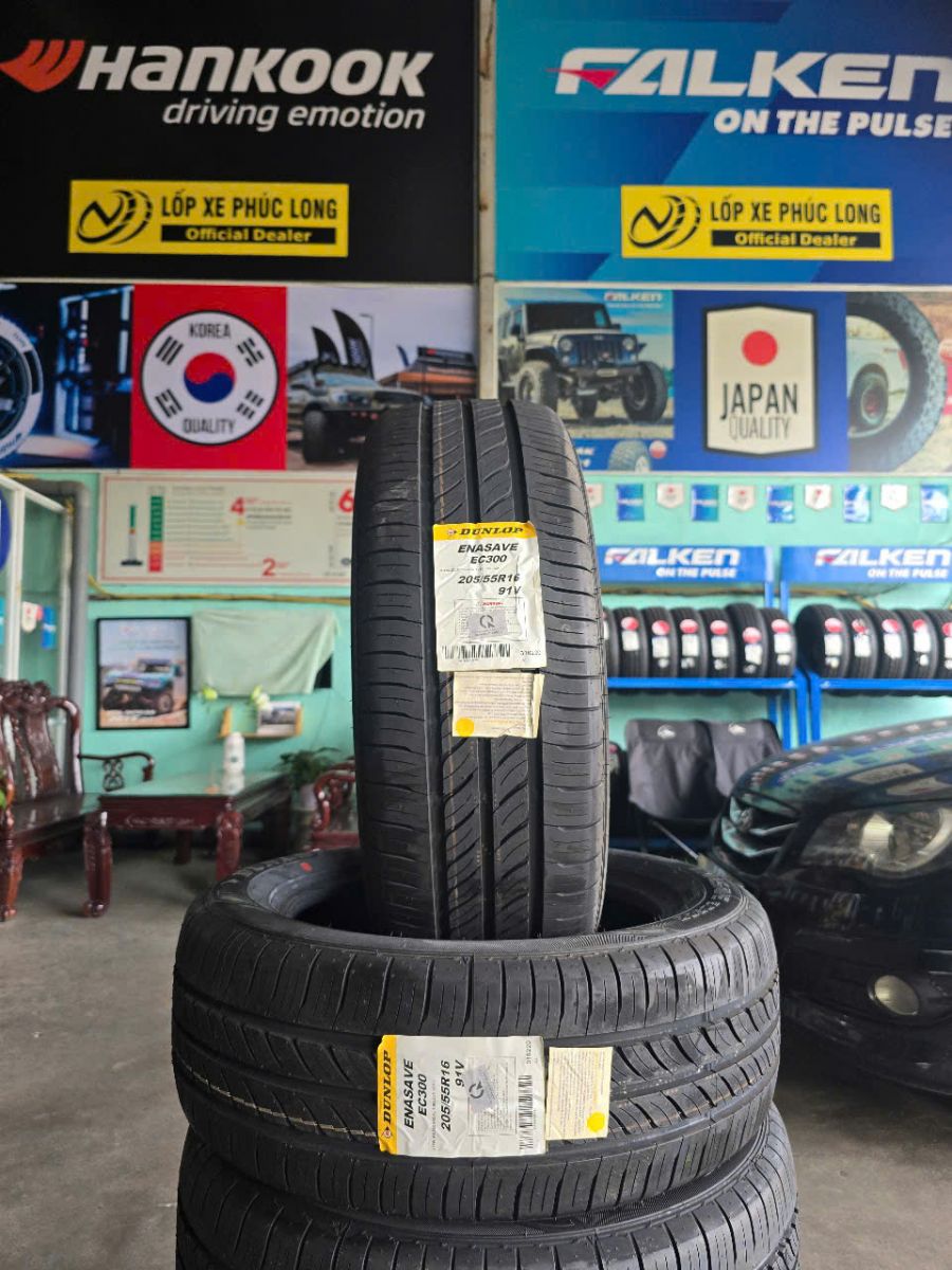 lốp 205/55R16 dunlop ec300 giá bao nhiêu