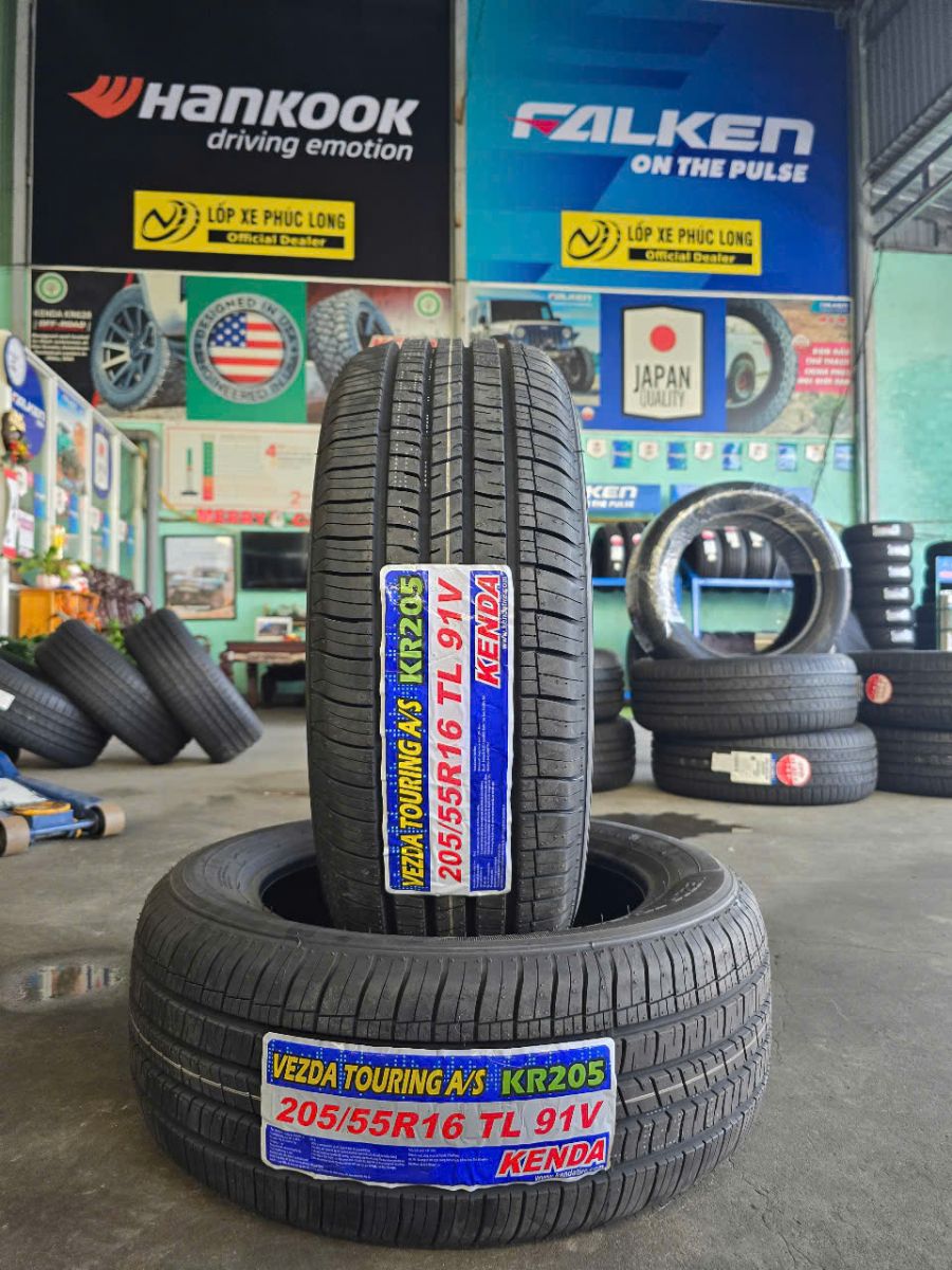 lốp ô tô 205/55R16 kenda touring a/s kr205 đài loan