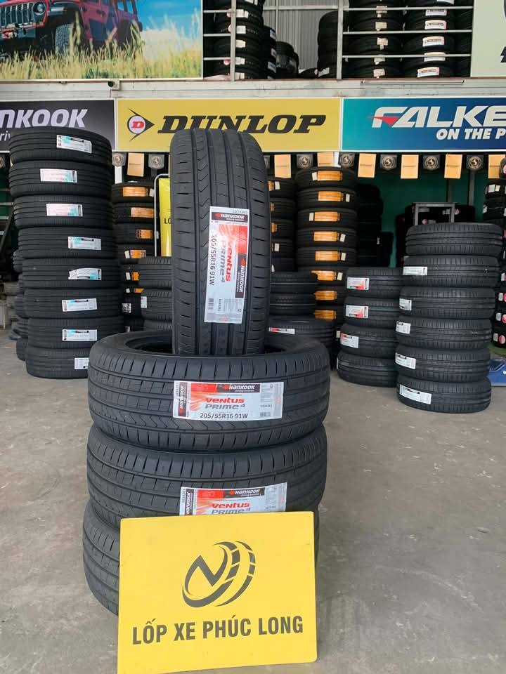 lốp ô tô 205/55R16 hankook ventus prime4 hàn quốc