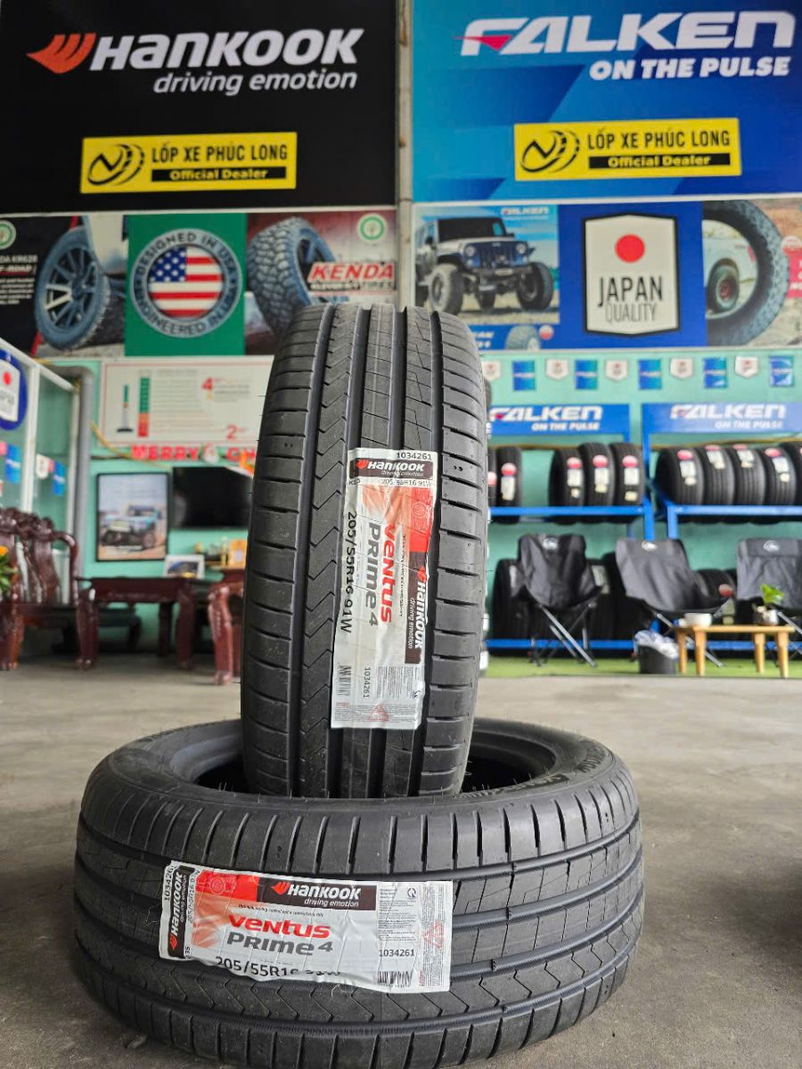 lốp ô tô 205/55R16 hankook ventus prime4 hàn quốc
