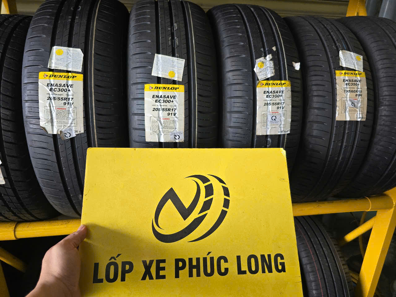 lốp dunlop ec300 205/55R17 cho xe xpander