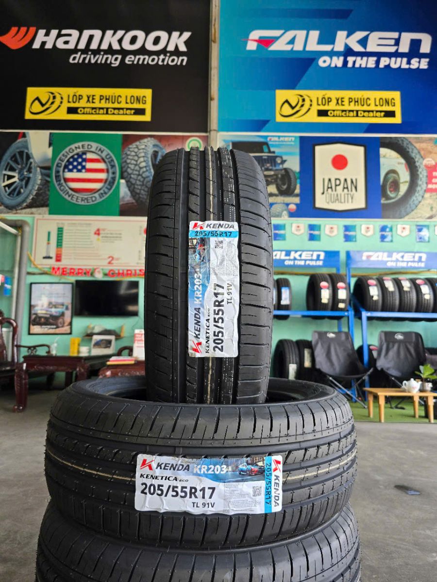 giá bán lốp ô tô 205/55R16 kenda kenetica kr203