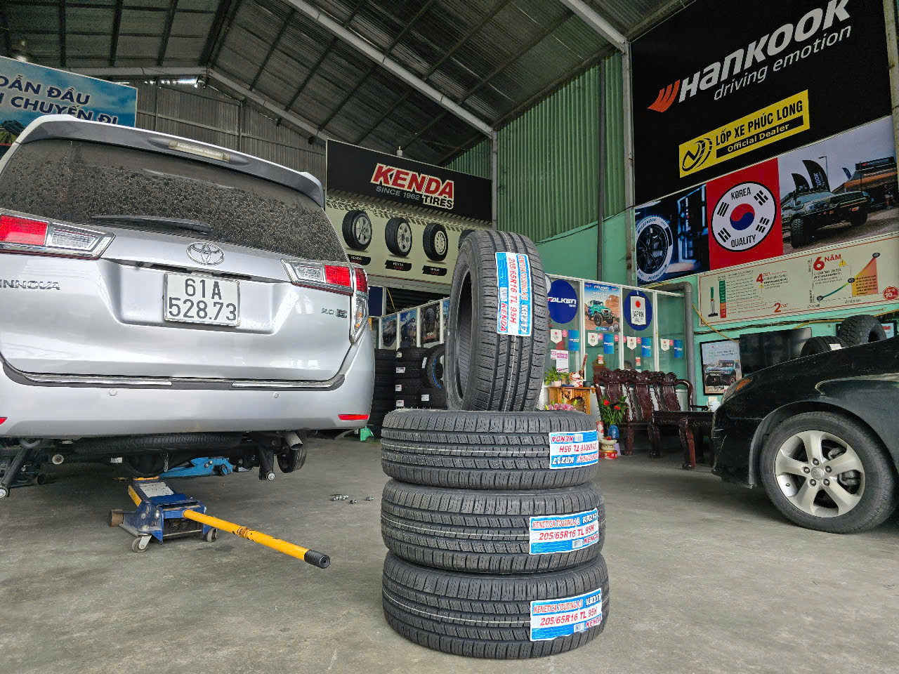lốp 205/65R16 kenda kr217 toyota innova