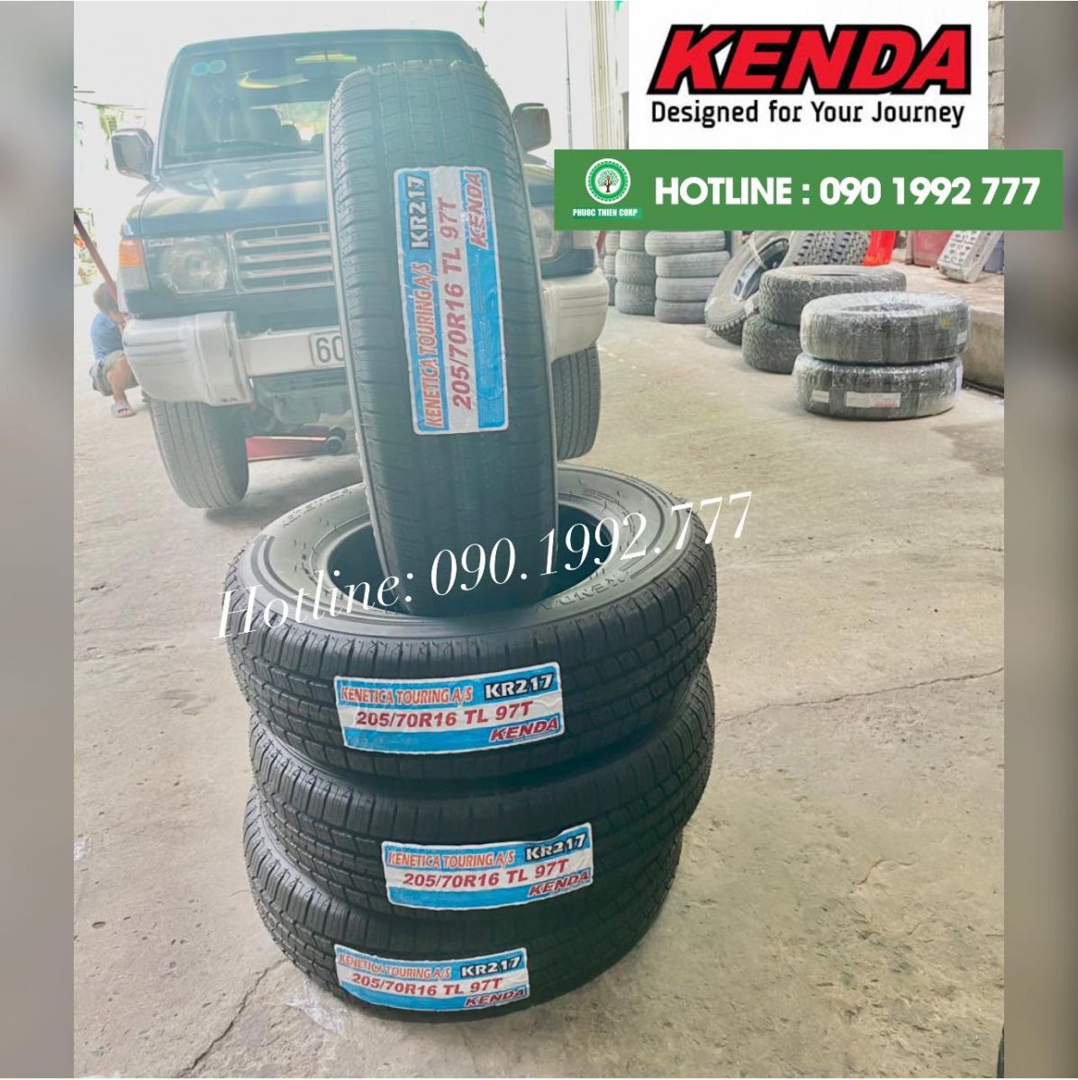 lốp ô tô 205/70R16 kenda kr217