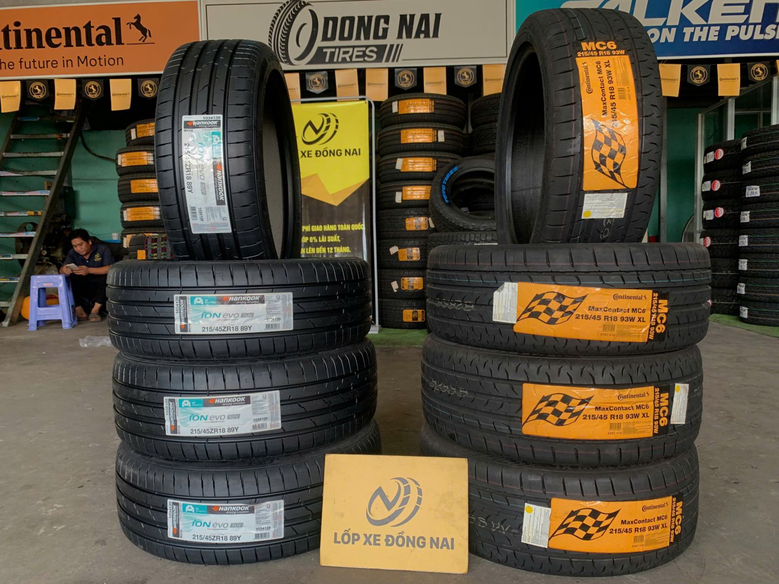 lốp 215/45R18 hankook ion cho xe vinfast e34