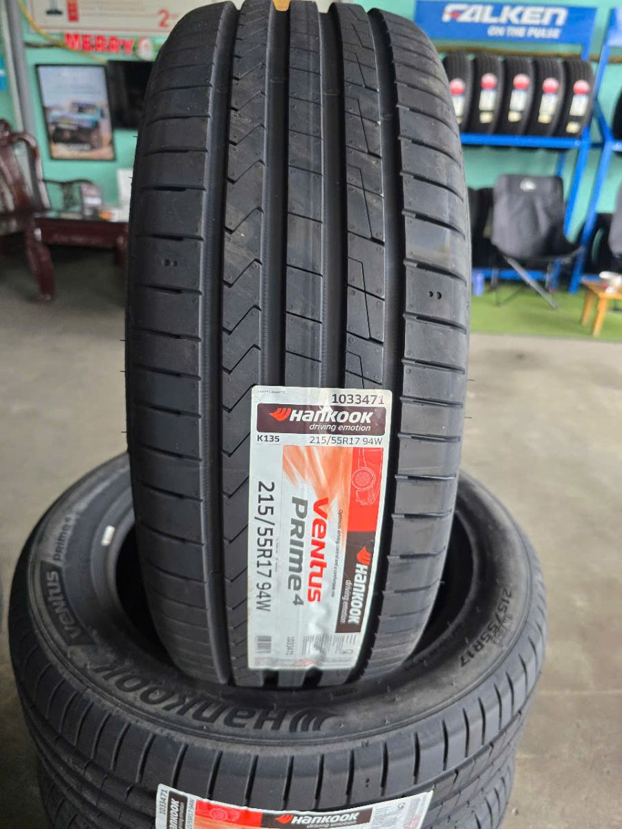 lốp 215/55R17 hankook ventus prime4 hàn quốc