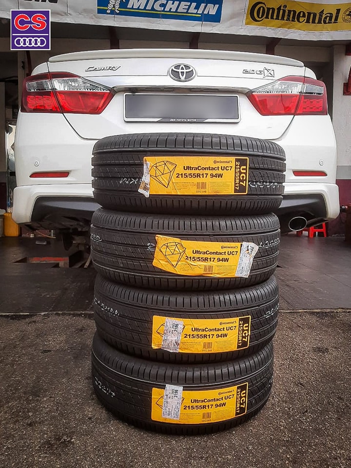 lốp continental 215/55R17 toyota camry