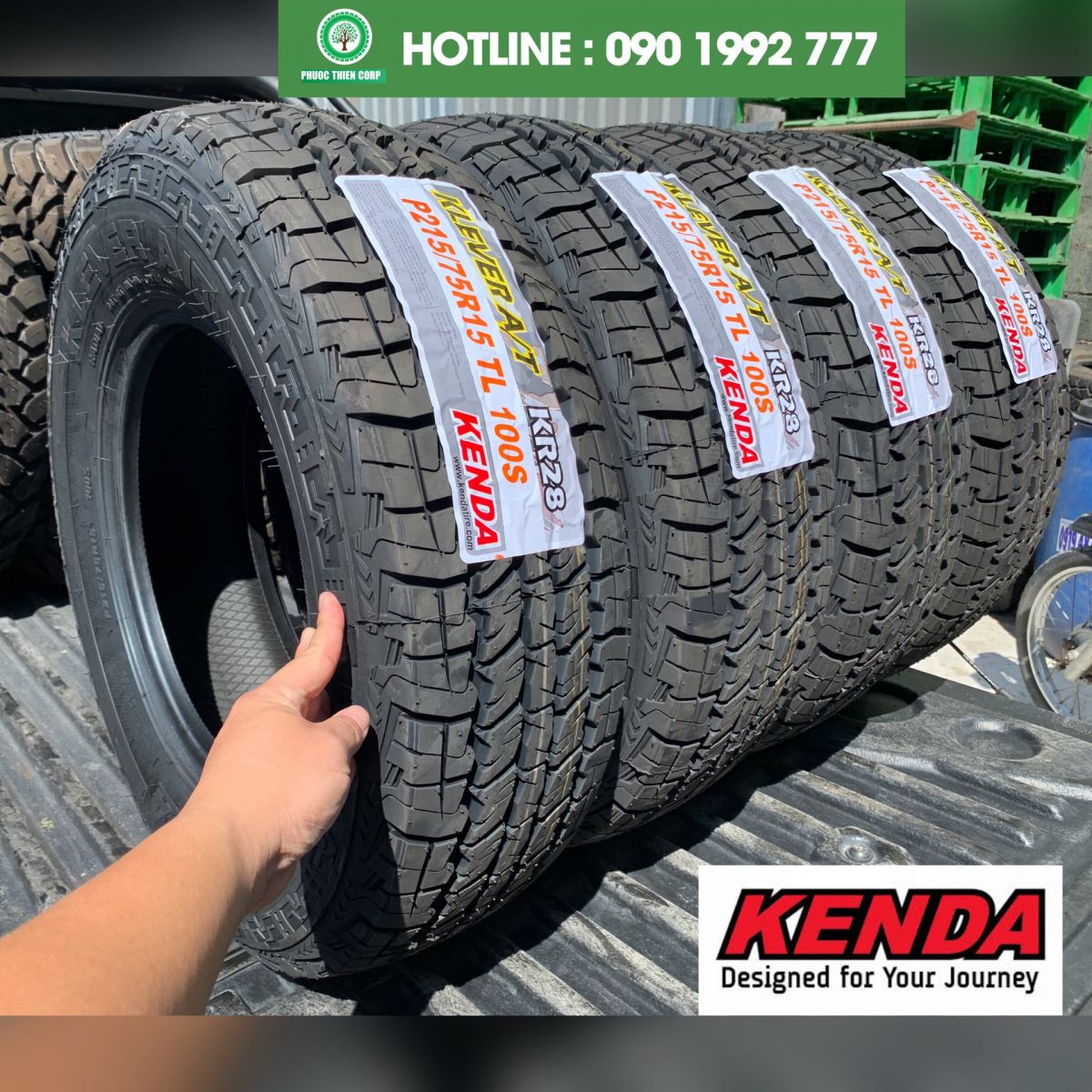 lốp 215/75R15 kenda klever at cho ford escape