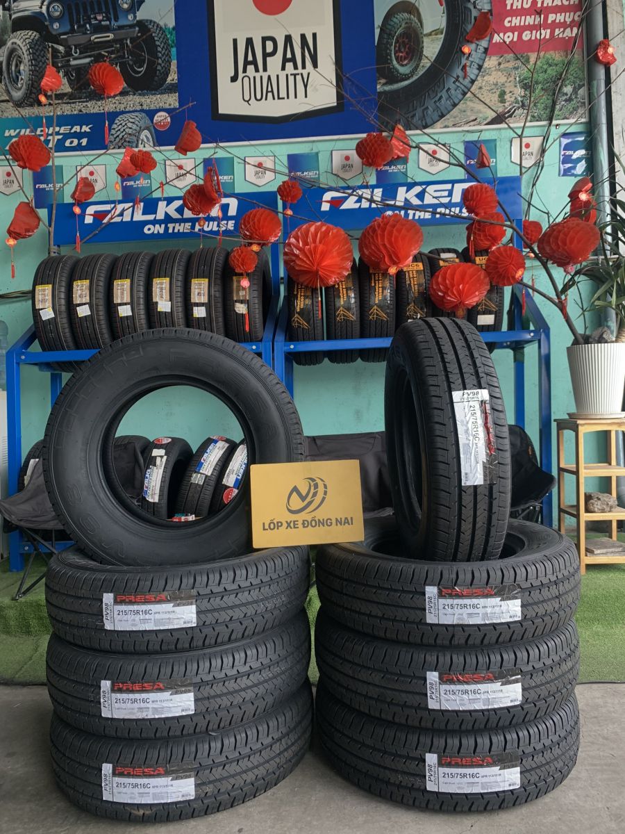 lốp ô tô 215/75R16C presa pv98 thái lan