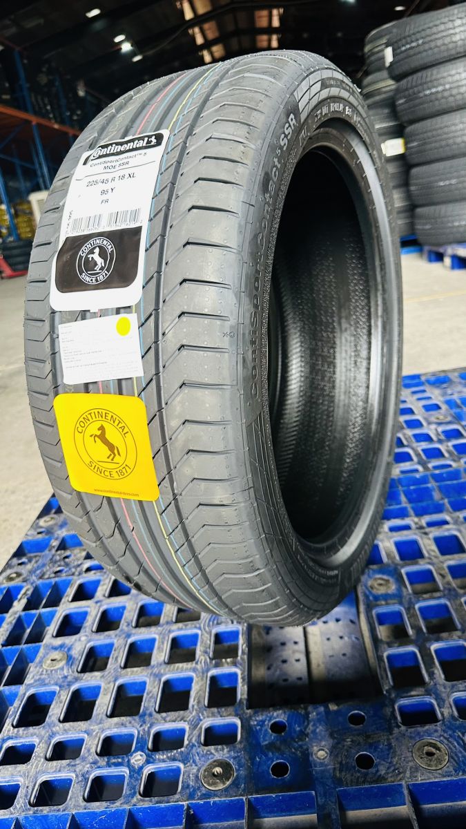 lốp 225/45R18 continental contisport5 moe srr