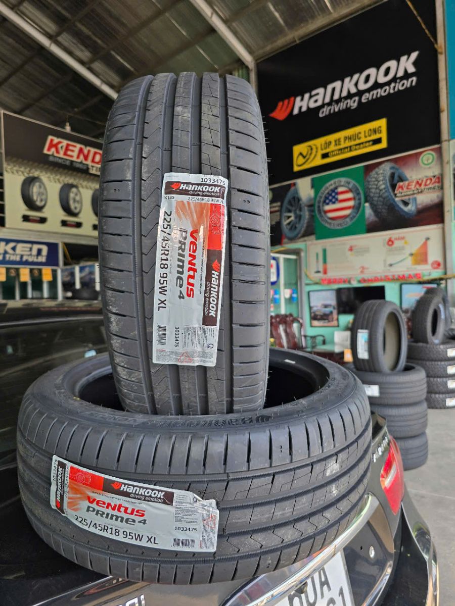 lốp ô tô 225/45R18 hankook ventus prime4 hàn quốc