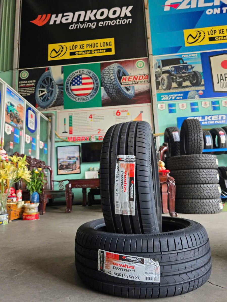 lốp hankook prime4 225/45R18 hàn quốc