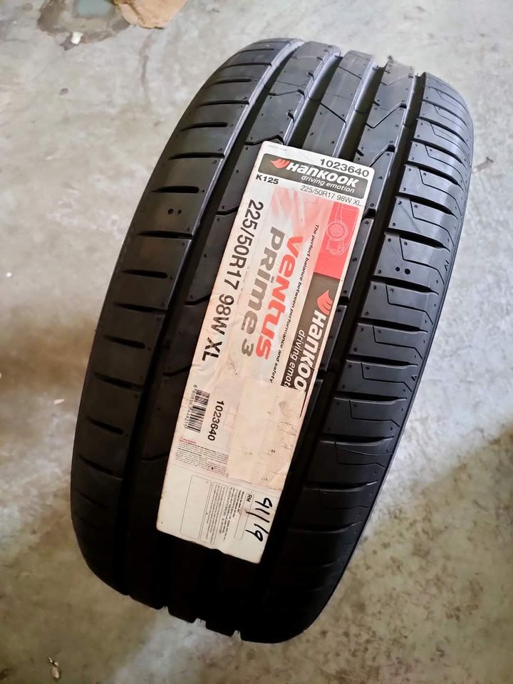 lốp 225/50R17 hankook ventus prime3 dành cho xe bmw 325i