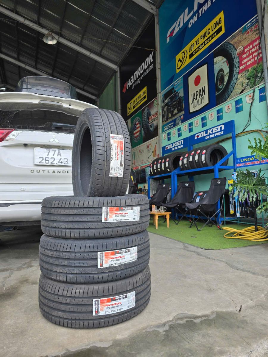lốp ô tô 225/55R18 hankook ventus prime4 mitsubishi outlander