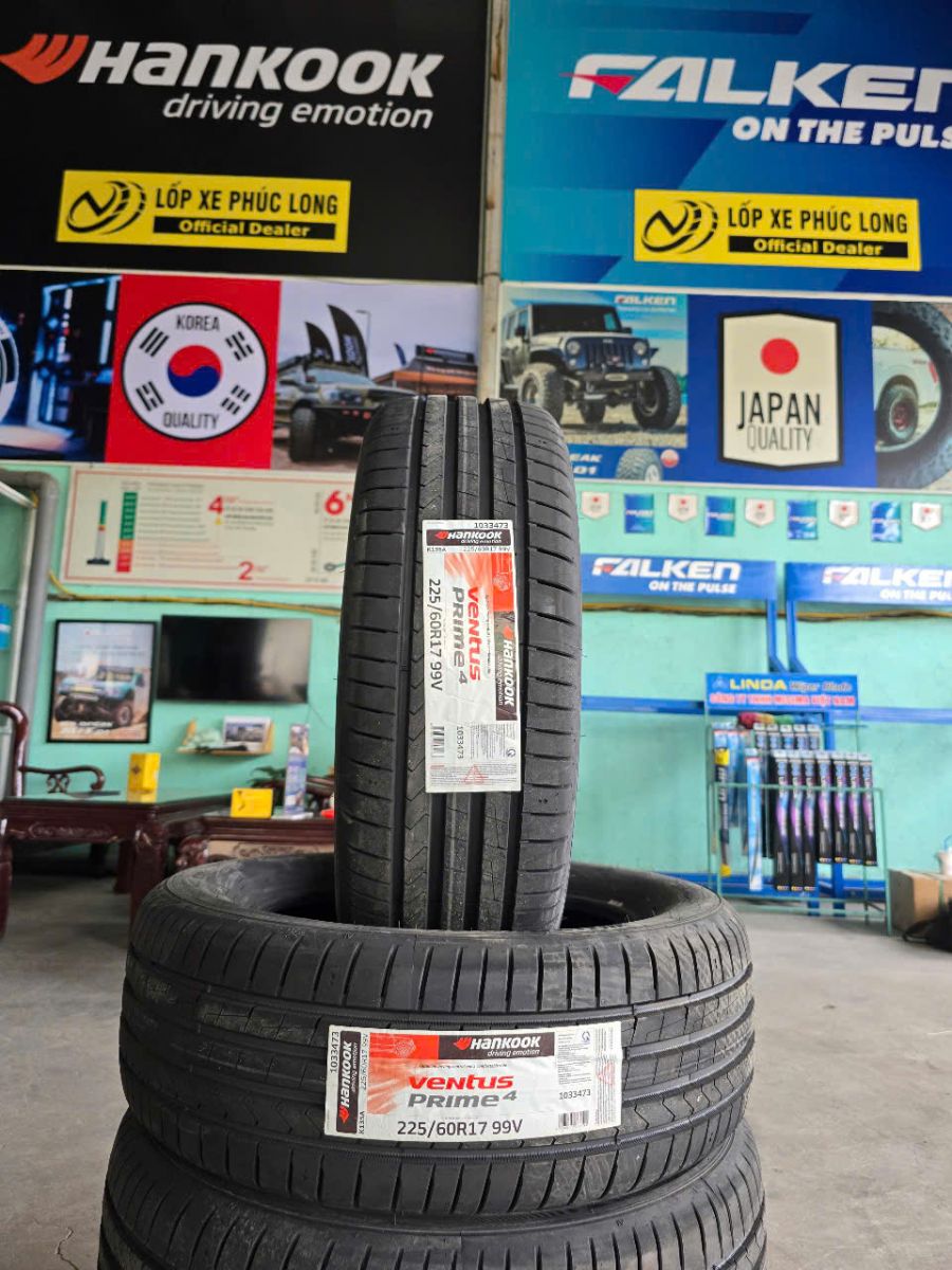 lốp 225/60R17 hankook ventus prime4 hàn quốc