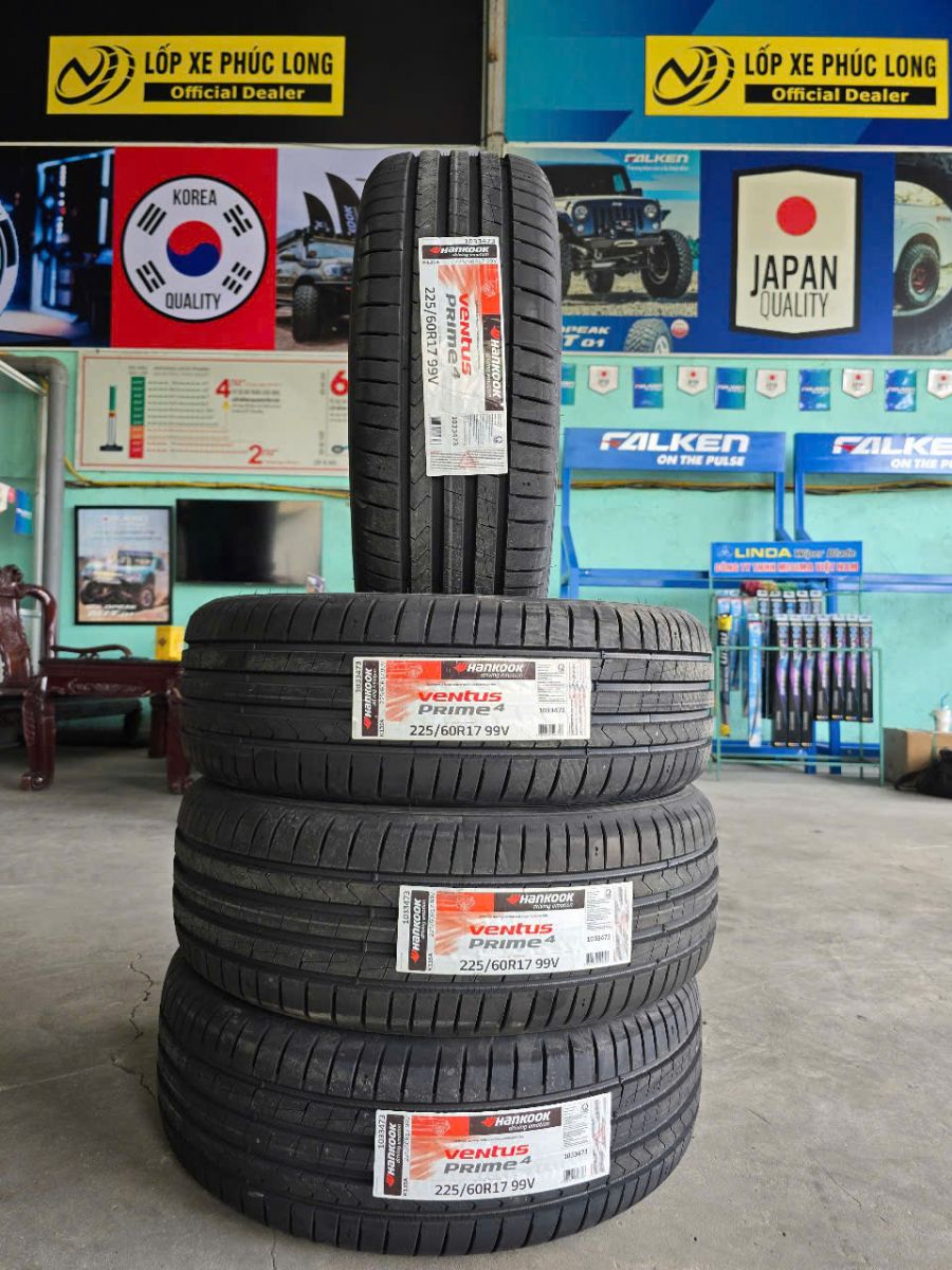 lốp 225/60R17 hankook ventus prime4 hàn quốc