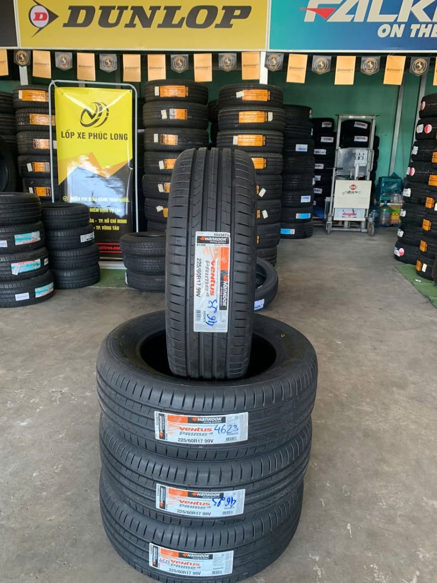 lốp ô tô 225/60R17 hankook ventus prime4 k135 hàn quốc