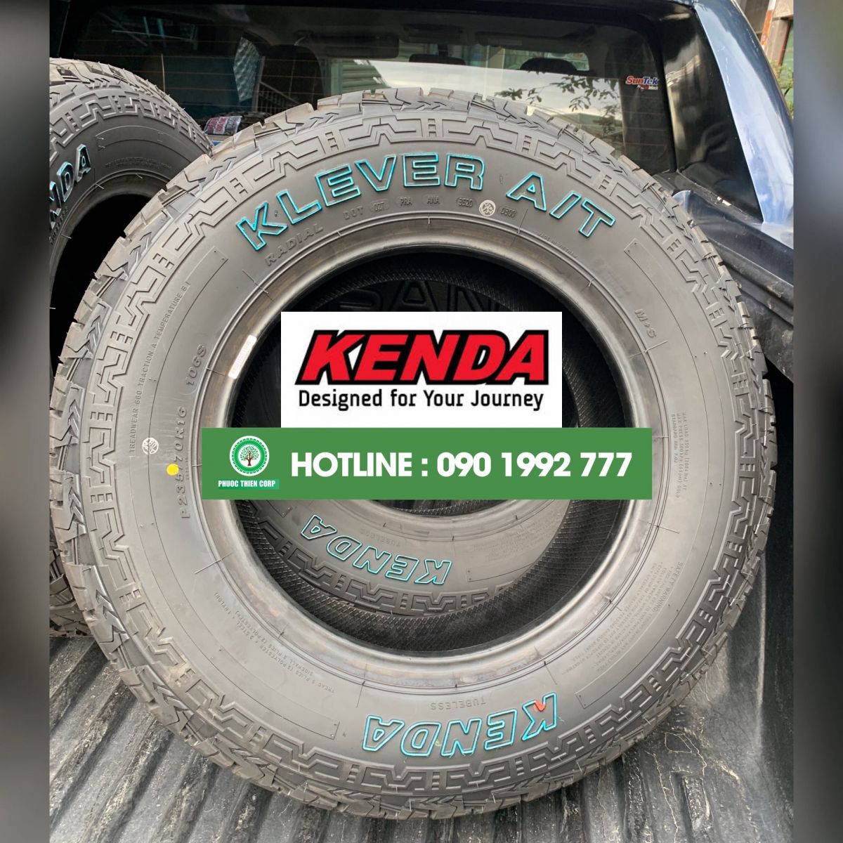 lốp kenda at size 235/70R16 cho xe ford escape