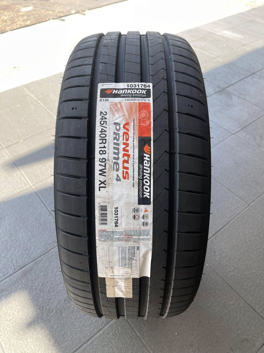 lốp ô tô 245/40R18 hankook ventus prime4 hàn quốc