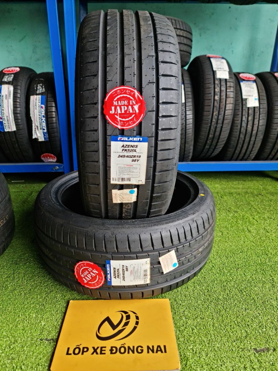 lốp ô tô 245/40ZR19 falken azenis fk520l nhật bản