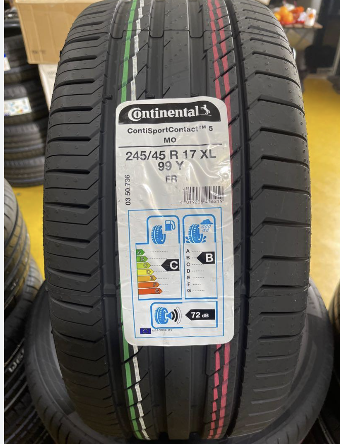 lốp ô tô 245/45R17 continental contisportcontact5