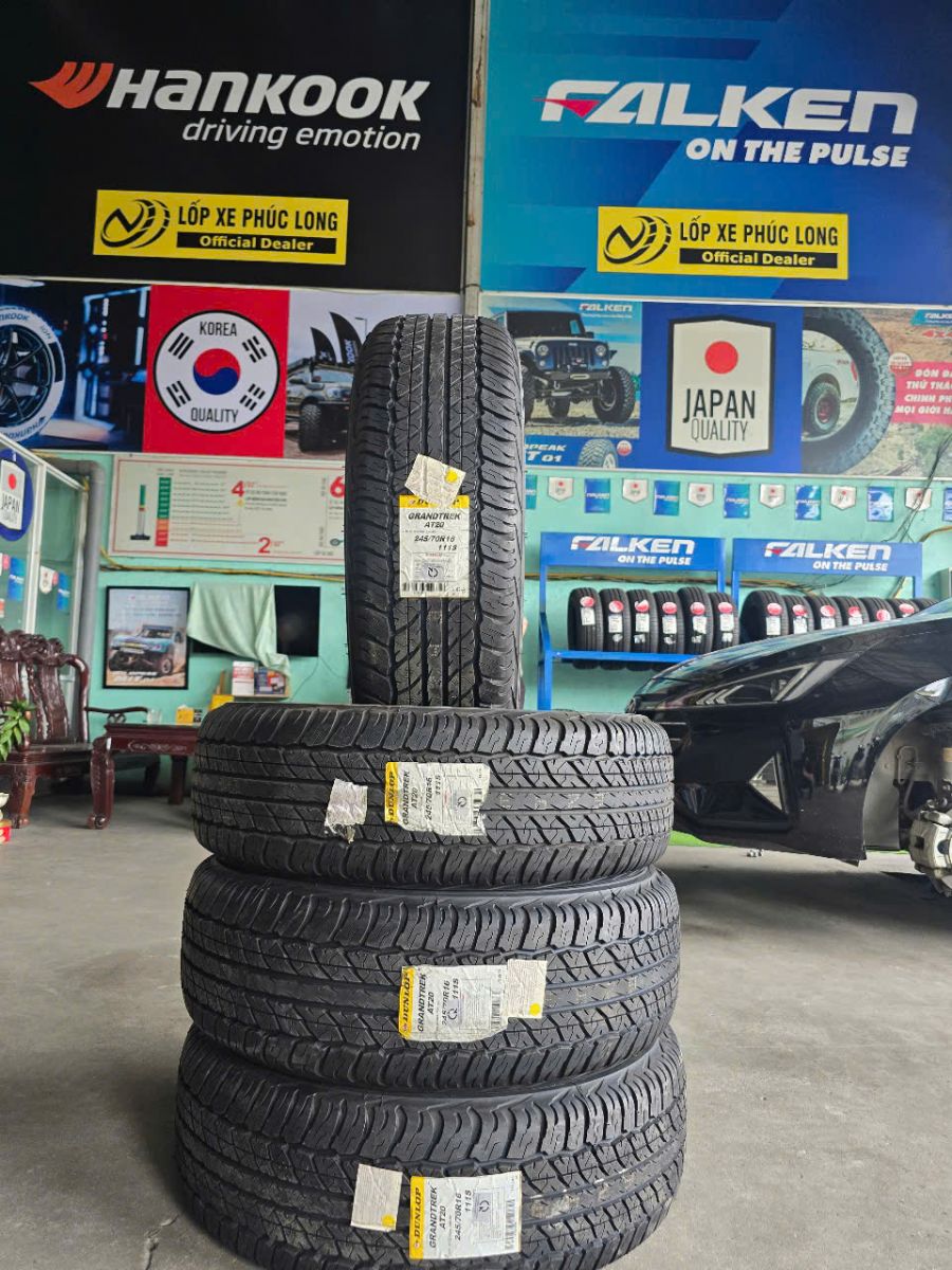 lốp 245/70R16 dunlop grandtrek at20