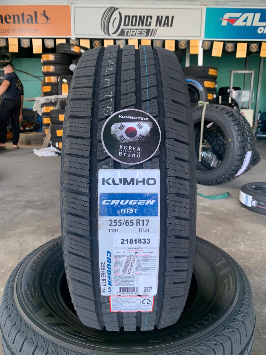 lốp 255/65r17 kumho crugen ht51