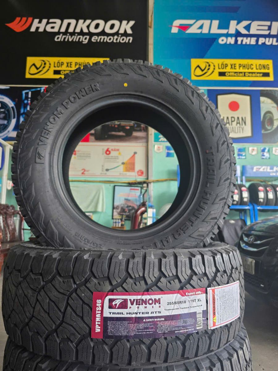 giá bán lốp địa hình 255/65R18 venom hunter atx mới nhất